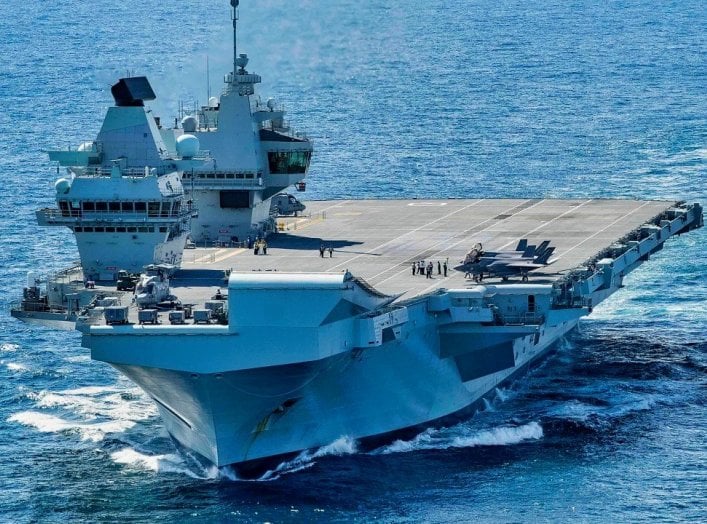 HMS Queen Elizabeth Aircraft Carrier Royal Navy