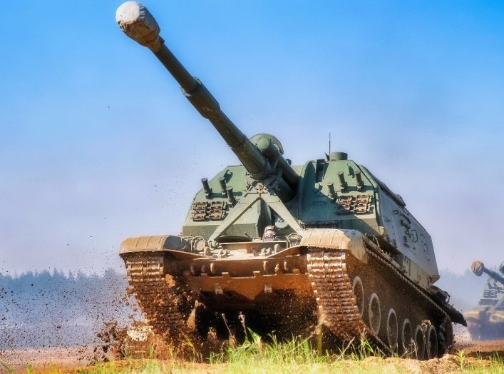 Ukraine War MSTA-S 155mm